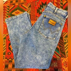 Wrangler Straight Leg ⚡️acid wash⚡️ sz 31x28
